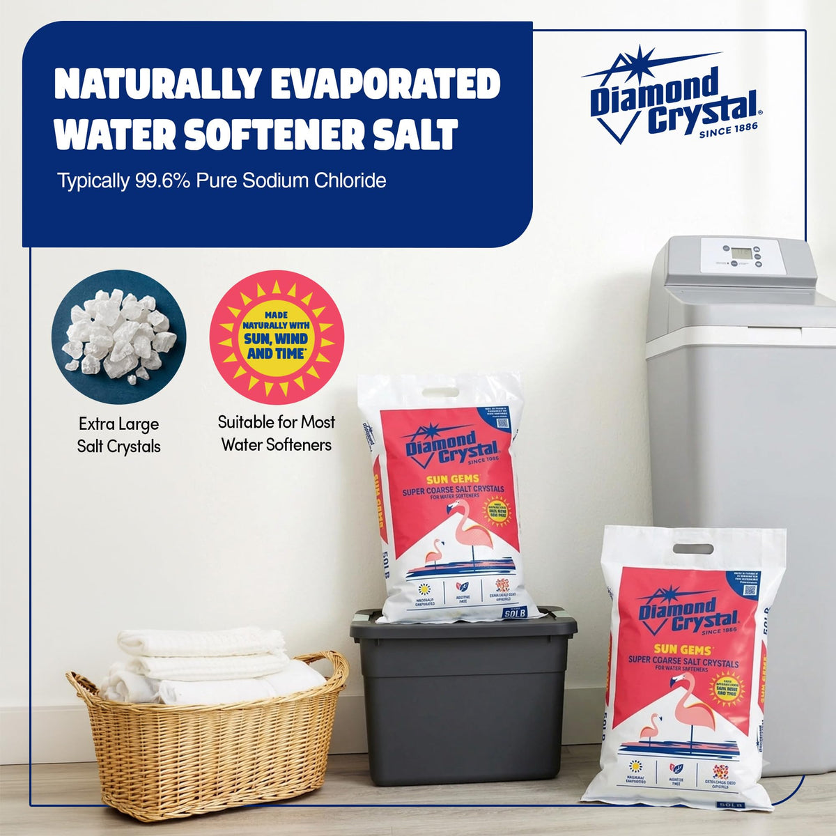 6 Pack Water Softener Salt, 40 Pounds N758