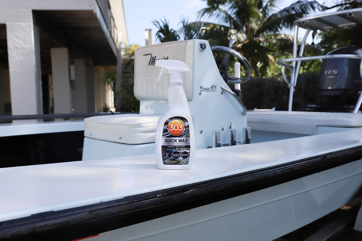 Marine Quick Wax Spray On Carnauba Wax 32 fl. oz. 6 Pack T1645