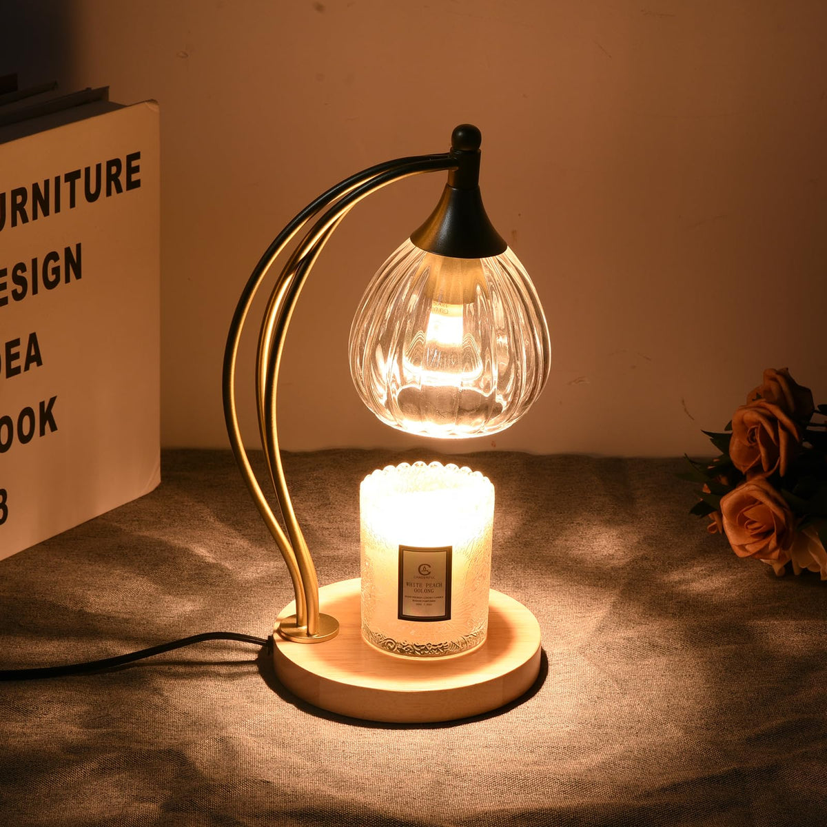Dimmable Candle Warmer Lamp with Timer M28598