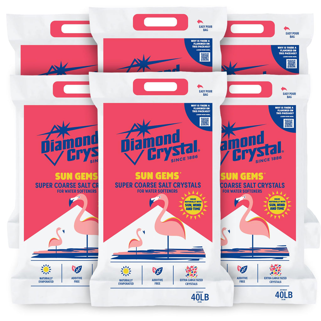 6 Pack Water Softener Salt, 40 Pounds N758