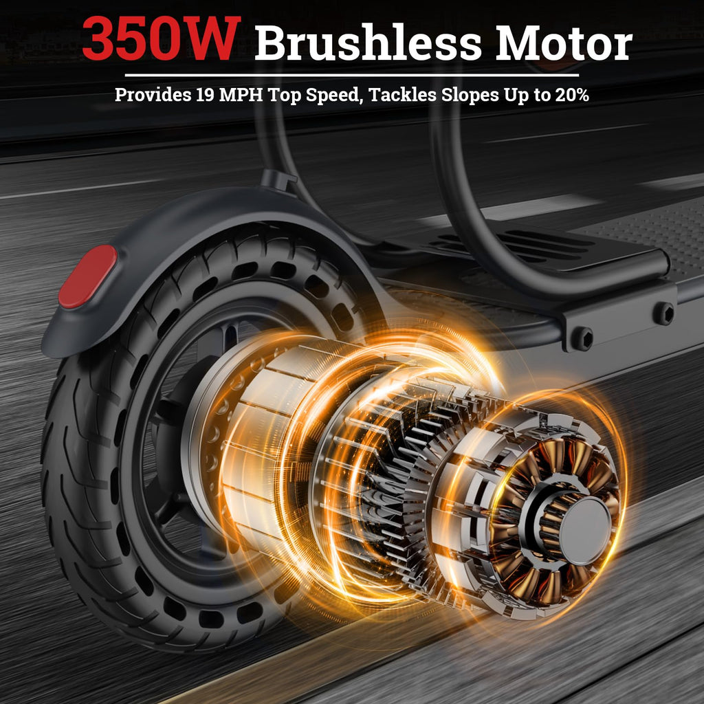 Electric Scooter with Dual Braking System X482469