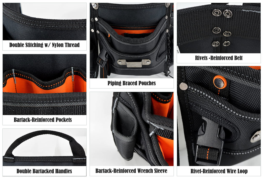 Heavy-Duty 18-Pocket Tool Belt K66709