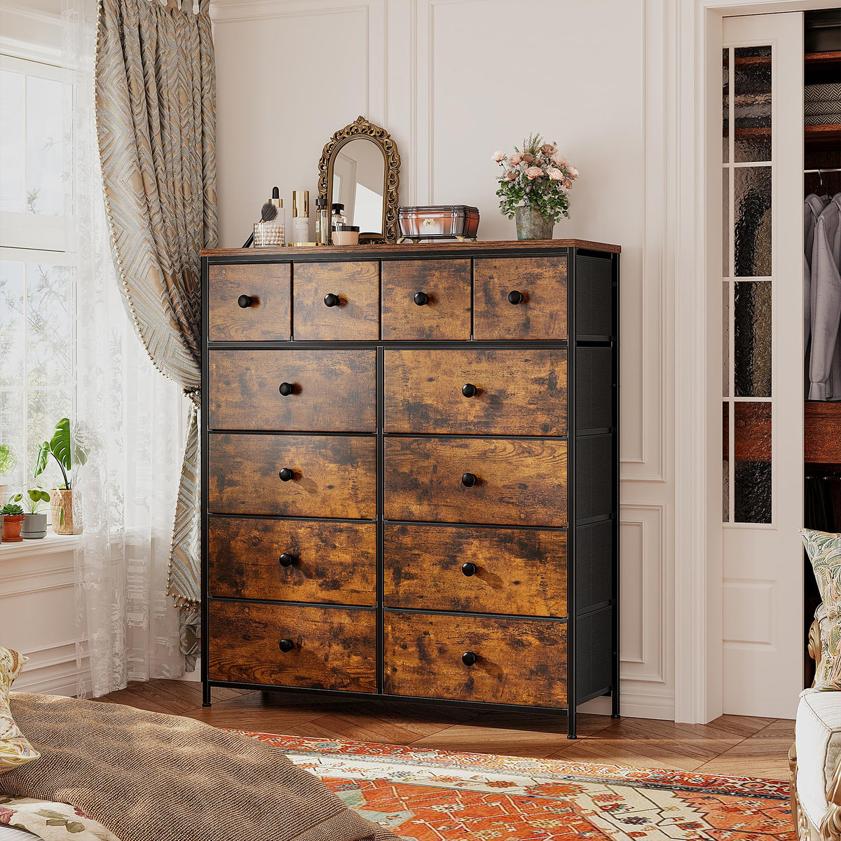 12 Drawer Dresser C928