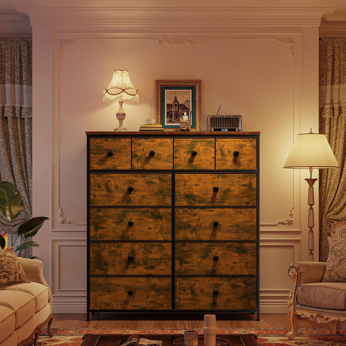 12 Drawer Dresser C928