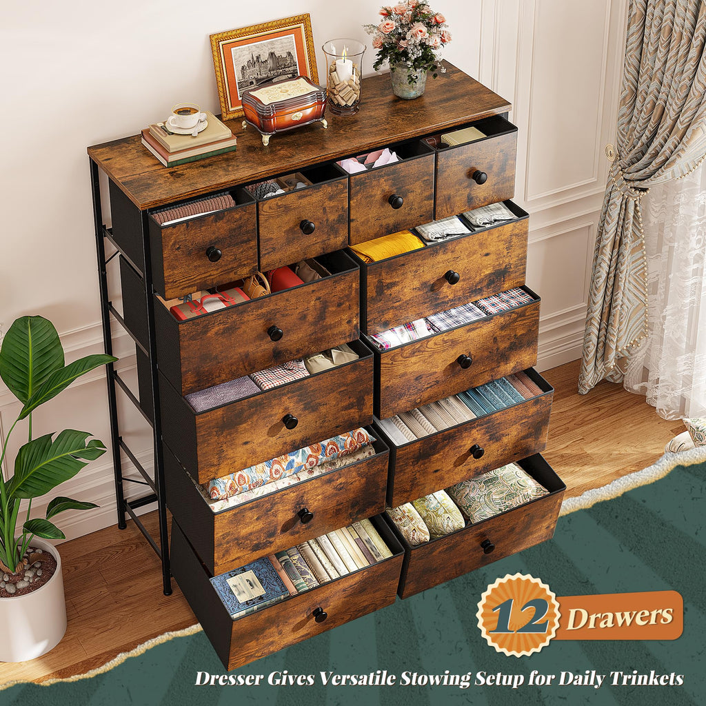 12 Drawer Dresser C928