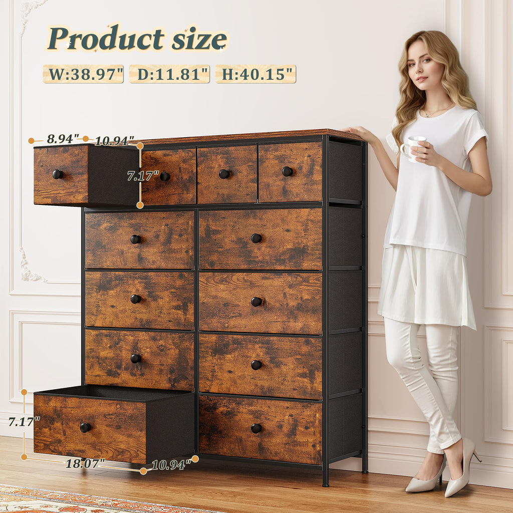 12 Drawer Dresser C928