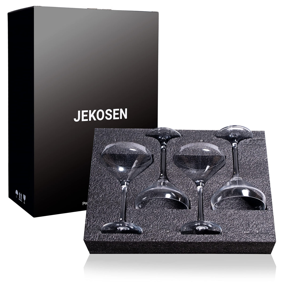 Clear 11 Ounce Set of 4 Cocktail Glasses Y940